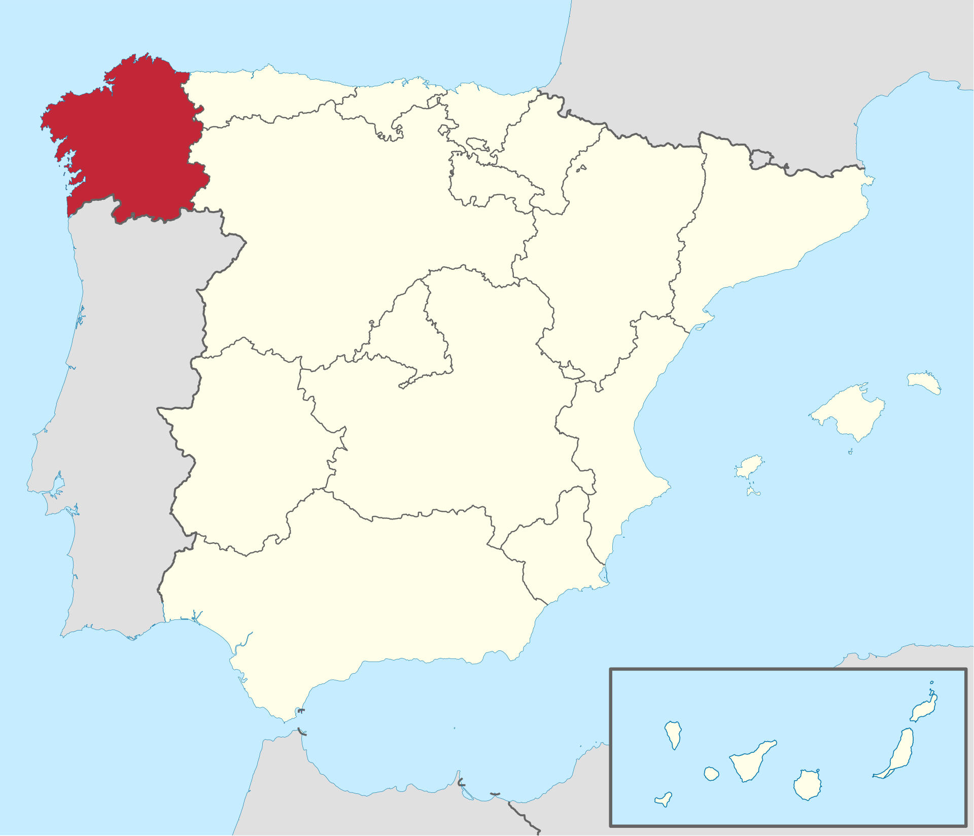 Village Borders Urbex locatie in of rond de regio Galicia (A Coruña), Spain