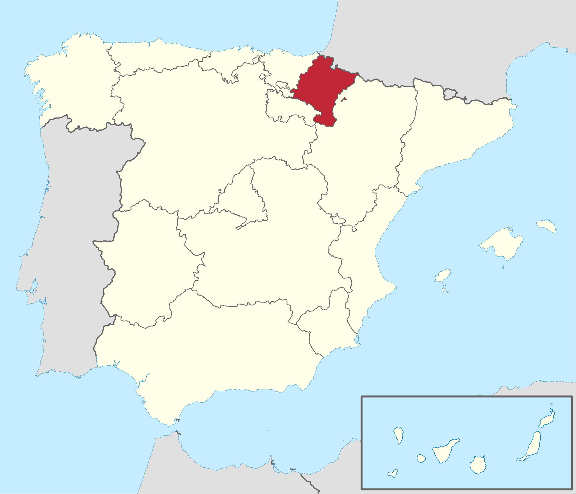 Purisima War Fort Urbex locatie in of rond de regio Navarra (Navarre), Spain