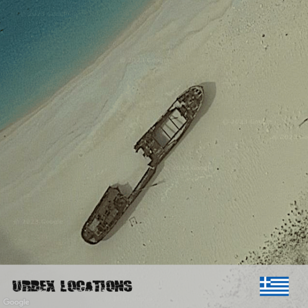 Cargo Shipwreck Urbex GPS coördinaten