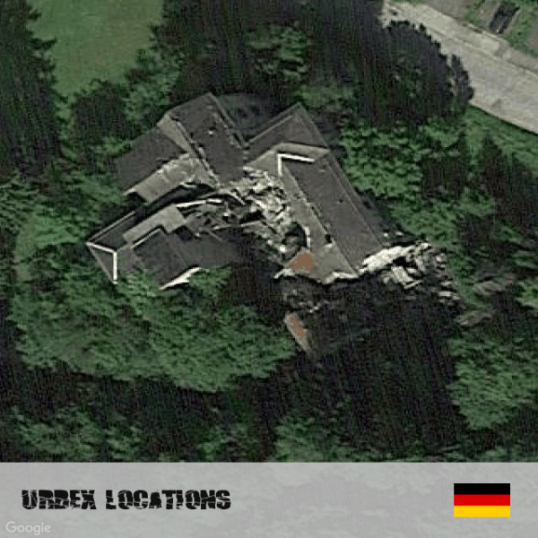 E Sanatorium Urbex GPS coördinaten
