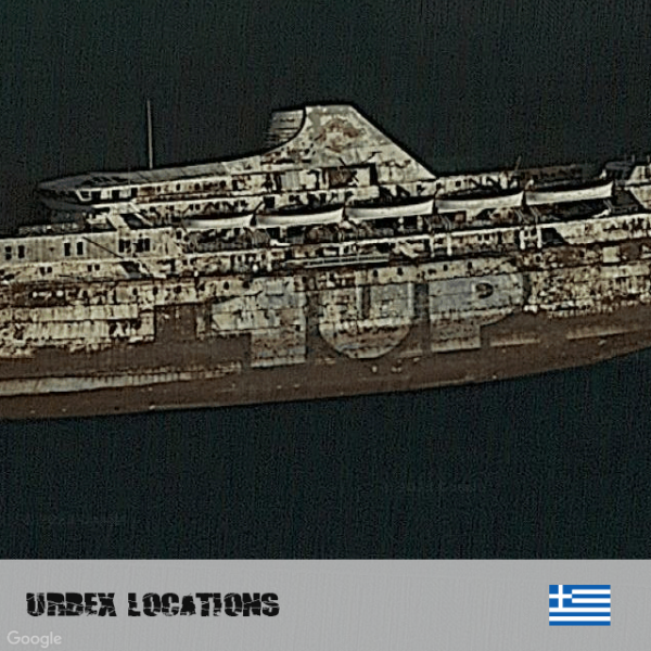 Shipwreck Nea Urbex GPS coördinaten