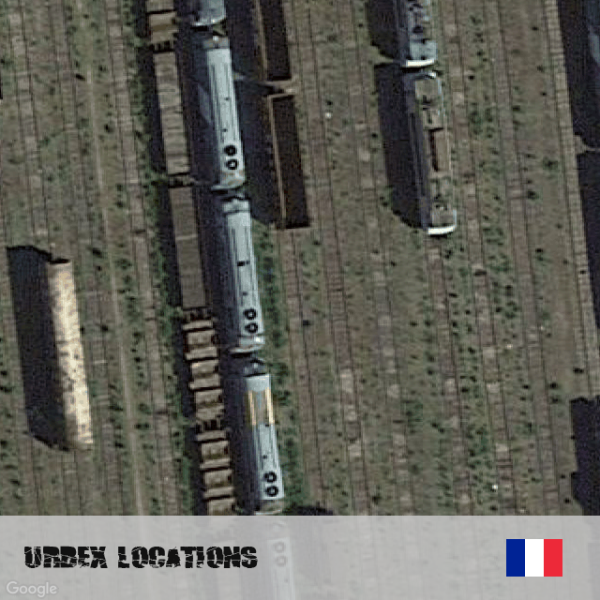 Train Graveyard Fr Urbex GPS coördinaten